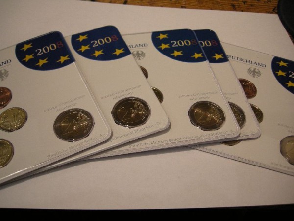 (afbeelding voor) BU set DUITSLAND 2008 serie A-D-F-G-J